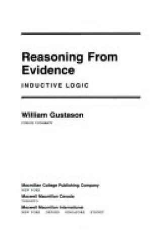 Cover of Reasoning from Evidence