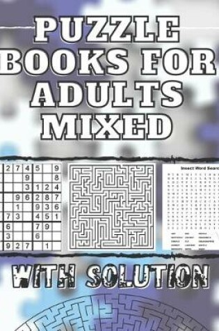 Cover of Puzzle Book for Adults Mixed