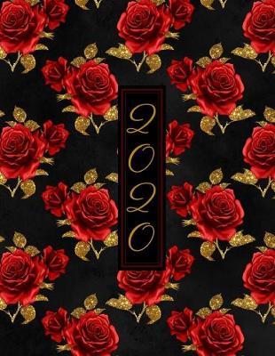 Book cover for Red Rose 2020 Planner