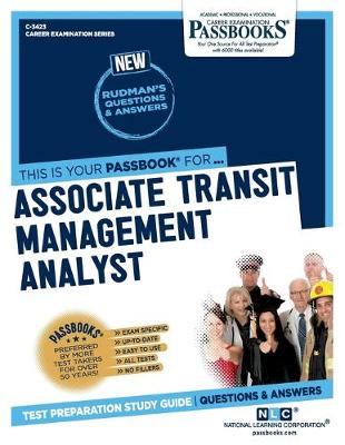 Book cover for Associate Transit Management Analyst (C-3423)