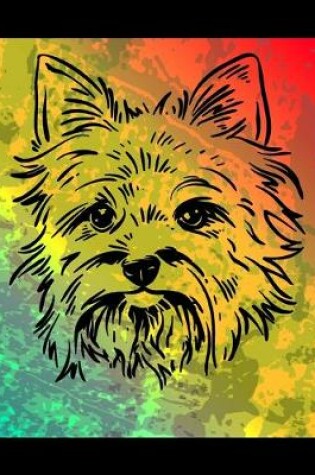 Cover of Yorkie Color Burst Notebook