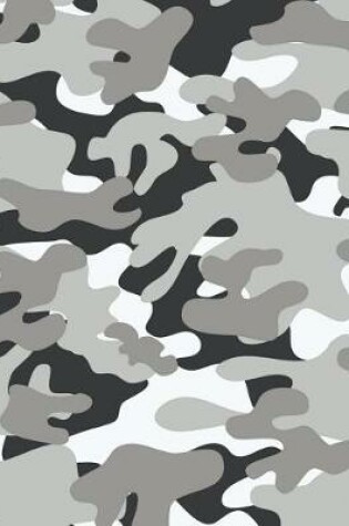 Cover of Camouflage Gray Notebook - 4x4 Graph Paper