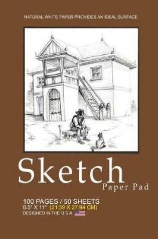 Cover of Sketch Paper Pad -Brown, Country Cover