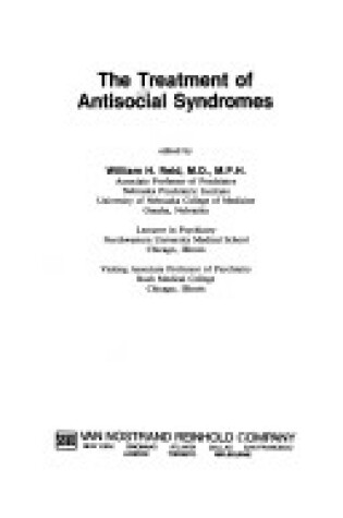 Cover of The Treatment of Antisocial Syndromes