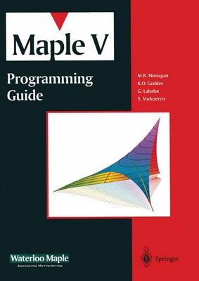 Book cover for Maple V Programming Guide