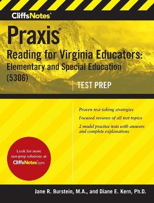 Book cover for Cliffsnotes Praxis Reading for Virginia Educators: Elementary and Special Education (5306)