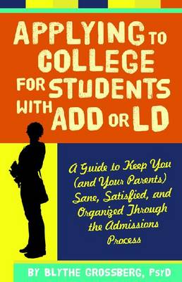 Cover of Applying to College for Students With ADD or LD