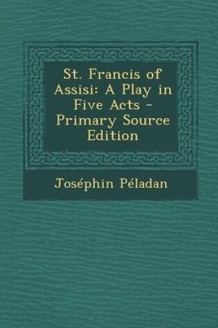 Cover of St. Francis of Assisi