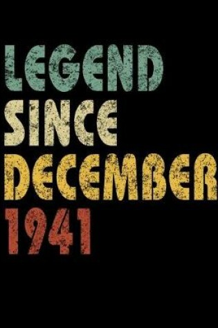 Cover of Legend Since December 1941
