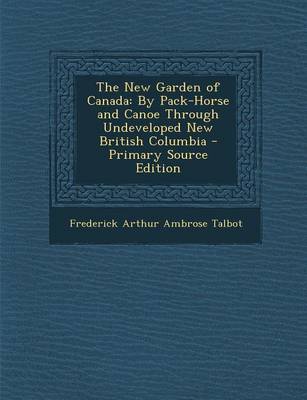 Book cover for The New Garden of Canada