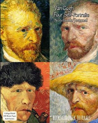 Book cover for Van Gogh - Four Self-Portraits - Notebook/Journal