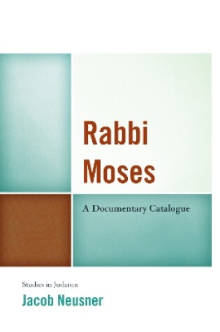 Cover of Rabbi Moses