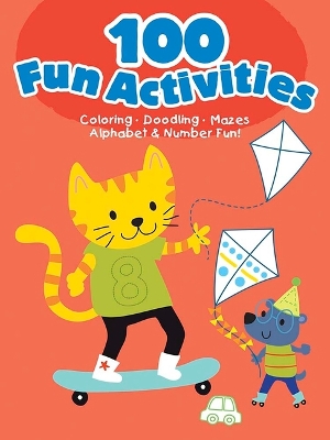 Book cover for 100 Fun Activities--Red