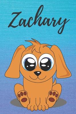 Book cover for Zachary dog coloring book / notebook / journal / diary