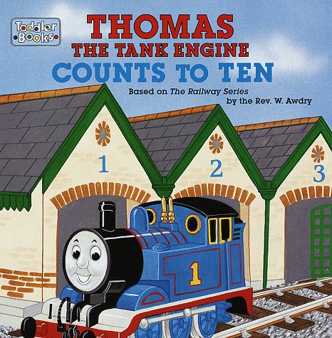 Book cover for Thomas the Tank Engine Counts to Ten