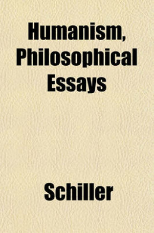 Cover of Humanism, Philosophical Essays