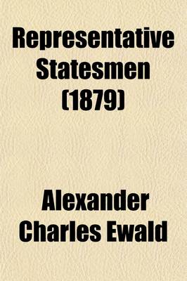 Book cover for Representative Statesmen, Political Studies; Political Studies