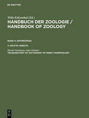 Book cover for Dictionary of Insect Morphology