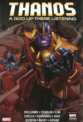 Book cover for Thanos: A God Up There Listening