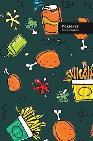 Cover of Passover Lifestyle Journal, Blank Write-in Notebook, Dotted Lines, Wide Ruled, Size (A5) 6 x 9 In (Olive Green)
