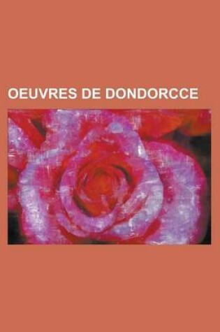 Cover of Oeuvres de Dondorcce