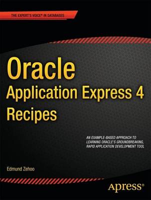 Book cover for Oracle Application Express 4 Recipes