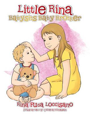 Book cover for Little Rina Babysits Baby Brother