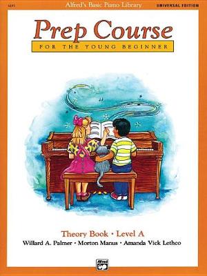 Cover of Alfred's Basic Piano Library Prep Course Theory A
