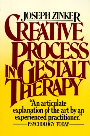 Cover of Creative Process in Gestalt Therapy