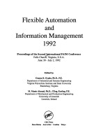 Book cover for Flexible Automation and Information Management - 1992