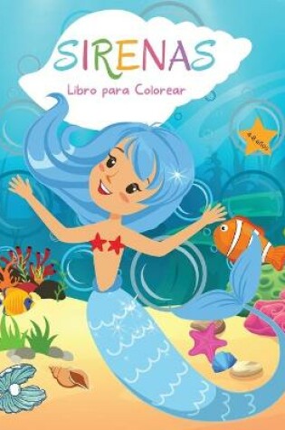 Cover of Sirenas Libro para Colorear