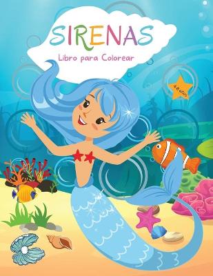 Book cover for Sirenas Libro para Colorear