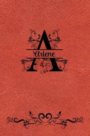 Cover of Split Letter Personalized Name Journal - Arlene