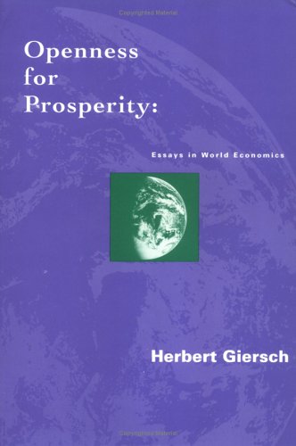 Book cover for Openness for Prosperity