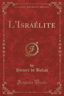 Book cover for L'Israélite, Vol. 2 (Classic Reprint)