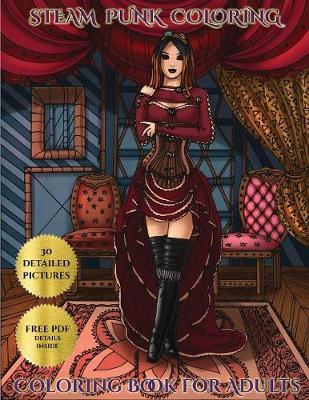 Book cover for Steam Punk Adult coloring book