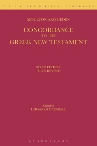 Cover of A Concordance to the Greek New Testament