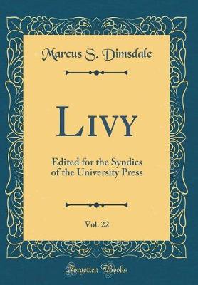 Book cover for Livy, Vol. 22