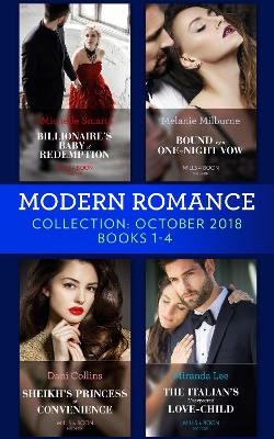 Book cover for Modern Romance October Books 1-4