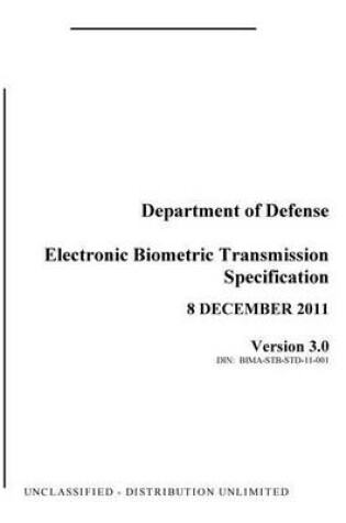 Cover of Electronic Biometric Transmission Specification