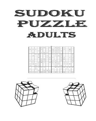 Book cover for sudoku puzzle adults