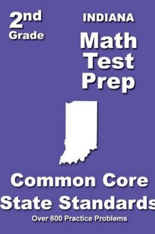 Cover of Indiana 2nd Grade Math Test Prep