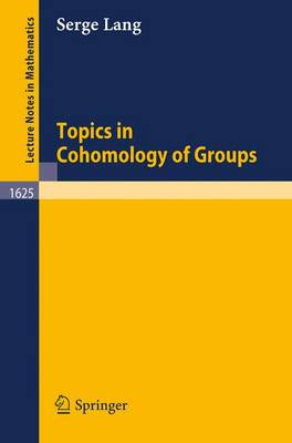 Cover of Topics in Cohomology of Groups