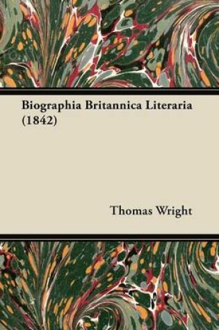 Cover of Biographia Britannica Literaria (1842)