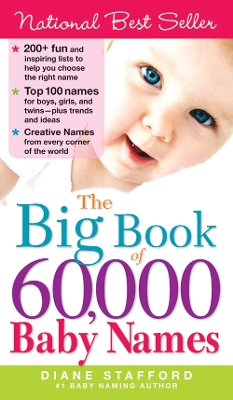 Book cover for The Big Book of 60,000 Baby Names