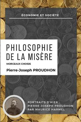 Book cover for Philosophie de la misere - Morceaux Choisis