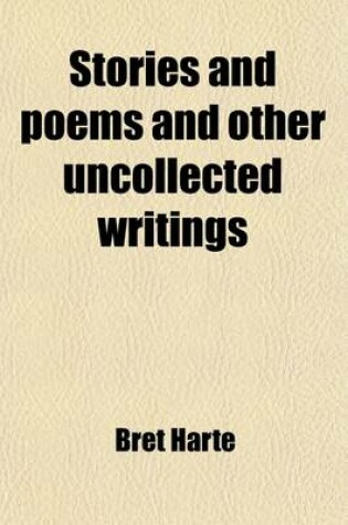 Cover of Stories and Poems and Other Uncollected Writings (Volume 20)