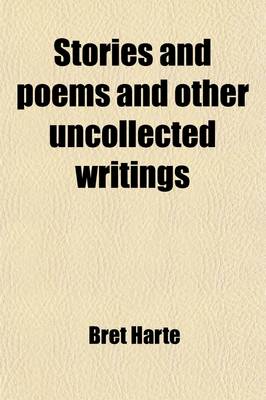 Book cover for Stories and Poems and Other Uncollected Writings (Volume 20)