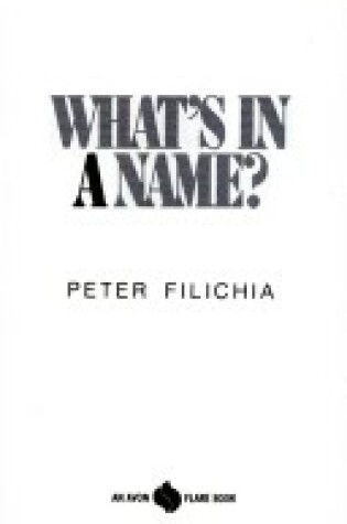 Cover of What's in a Name?