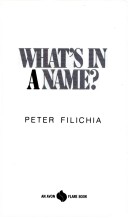 Book cover for What's in a Name?